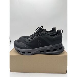 On Men's Cloudnova X Shoes Black Eclipse Size 11.5 New In Box $170 MSRP